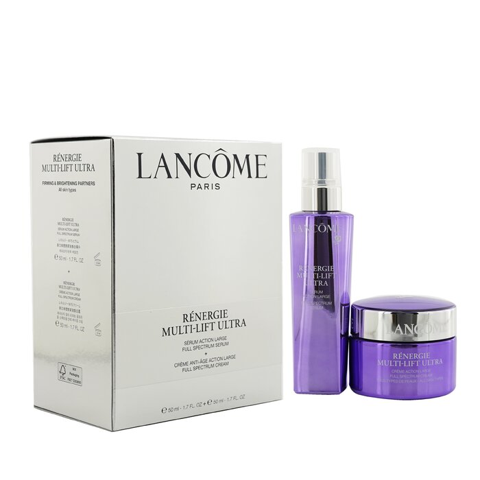 Lancome Renergie Multi-Lift Ultra Set: Renergie Multi-Lift Ultra Full Spectrum Cream - 50ml/1.7oz + Renergie Multi-Lift Ultra Full Spectrum Serum - 50ml/1.7oz 2pcsProduct Thumbnail