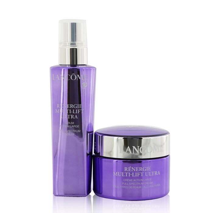 Lancome Renergie Multi-Lift Ultra Set: Renergie Multi-Lift Ultra Full Spectrum Cream - 50ml/1.7oz + Renergie Multi-Lift Ultra Full Spectrum Serum - 50ml/1.7oz 2pcsProduct Thumbnail