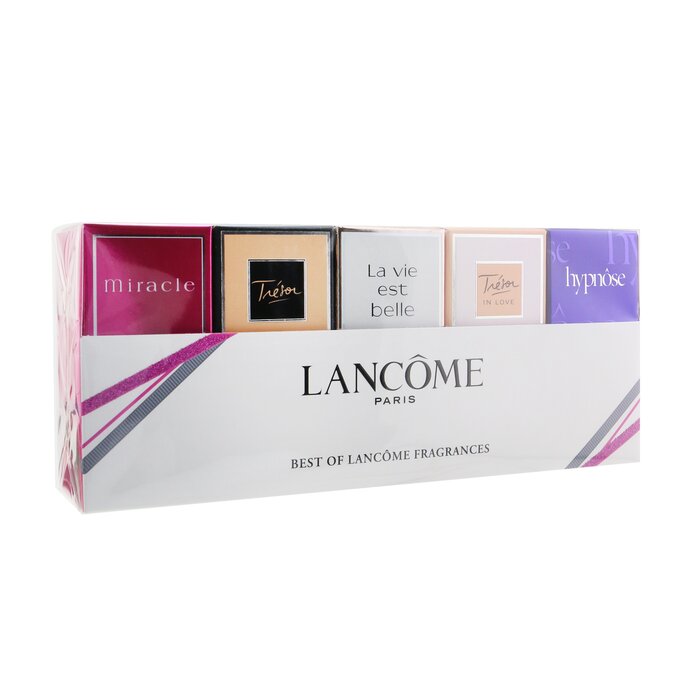 Lancome The Best Of Lancome Fragrance Miniature Coffret: Tresor, Hypnose, Miracle, Tresor In Love, La Vie EST Belle 5pcsProduct Thumbnail