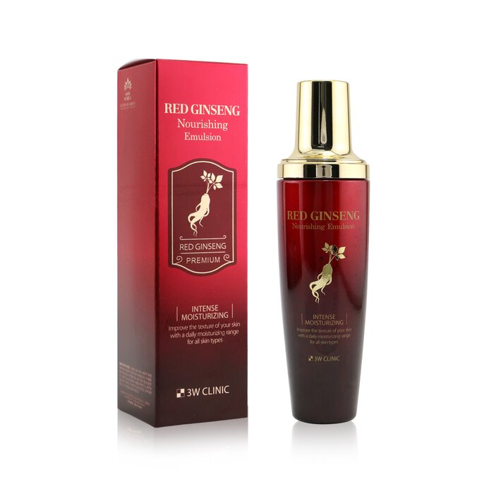 3W Clinic Red Ginseng Nourishing Emulsion (Intense Moisturizing) 130ml/4.4ozProduct Thumbnail