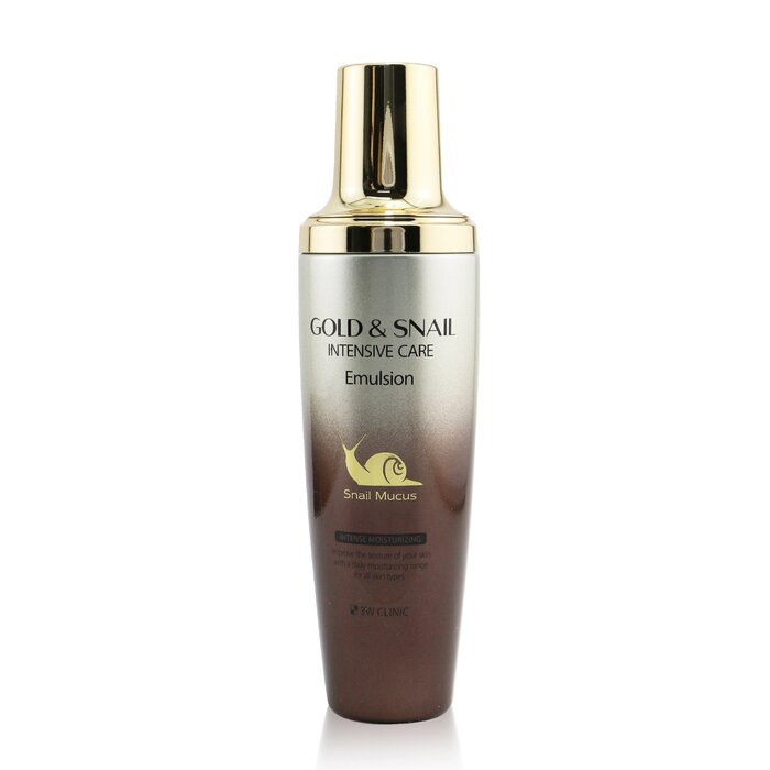 3W Clinic Gold & Snail Intensive Care Emulsja (intensywnie nawilżająca) 130ml/4.4ozProduct Thumbnail
