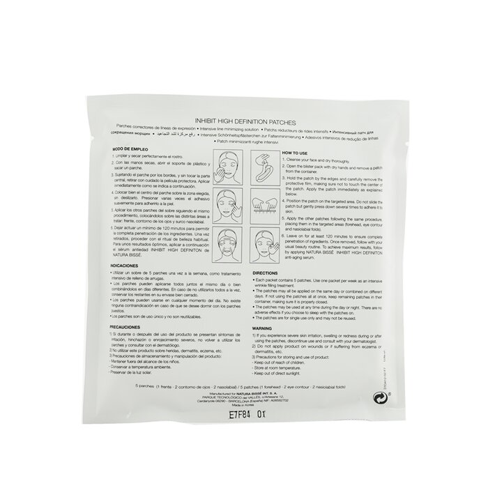 Natura Bisse Inhibit High Definition Patches (Box Slightly Damaged) 4x5patchesProduct Thumbnail