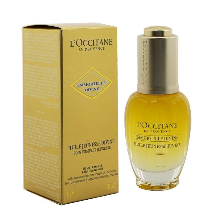 L'Occitane - Immortelle Divine Youth Oil (Box Slightly Damaged) 30ml ...