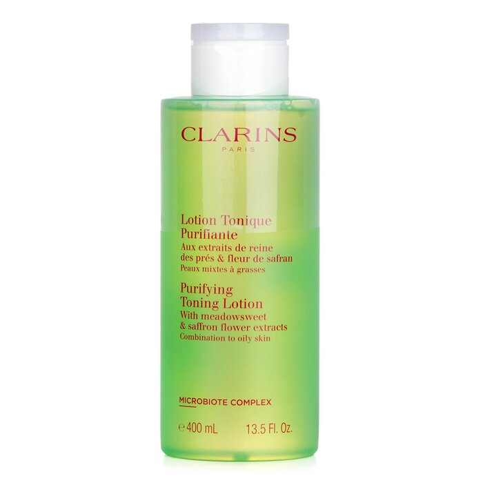 Clarins Purifying Toning Lotion with Meadowsweet & Saffron Flower Extracts - Combination to Oily Skin  400ml/13.5ozProduct Thumbnail