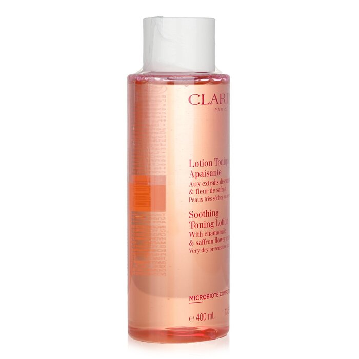 Clarins Soothing Toning Lotion with Chamomile & Saffron Flower Extracts - Very Dry or Sensitive Skin 400ml/13.5ozProduct Thumbnail