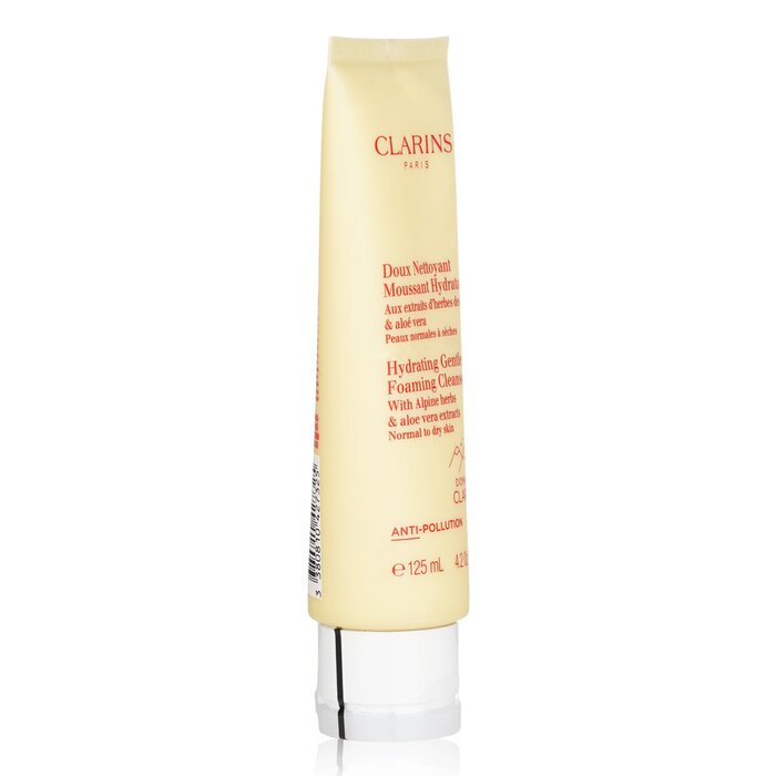 Clarins Hydrating Gentle Foaming Cleanser with Alpine Herbs & Aloe Vera Extracts - Normal to Dry Skin  125ml/4.2ozProduct Thumbnail