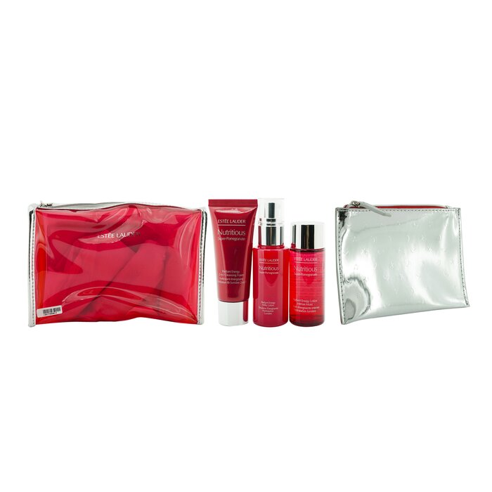 Estee Lauder Ravitseva supergranaattiomena säteilevä matkasetti: Maitovoide 30ml+ Energy Lotion Intense Moist 30ml+ Cleansing Foam 30ml+... 3pcs+2bagsProduct Thumbnail