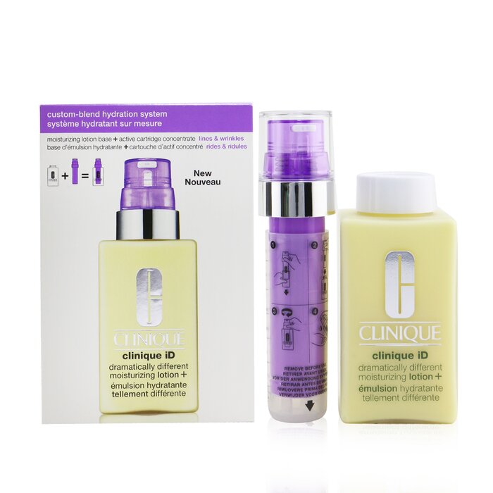 Clinique Clinique iD Dramatically Different Moisturizing Lotion+ + Active Cartridge Concentrate For Lines & Wrinkles (Purple) 125ml/4.2ozProduct Thumbnail