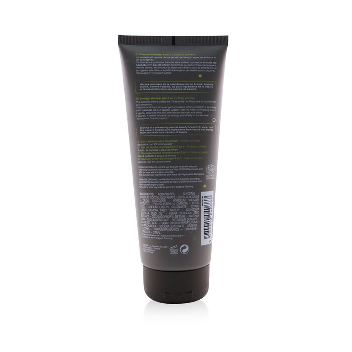 Melvita Homme Energy Shower Gel - Body & Hair (Sulfate-Free) 200ml/6.7ozProduct Thumbnail