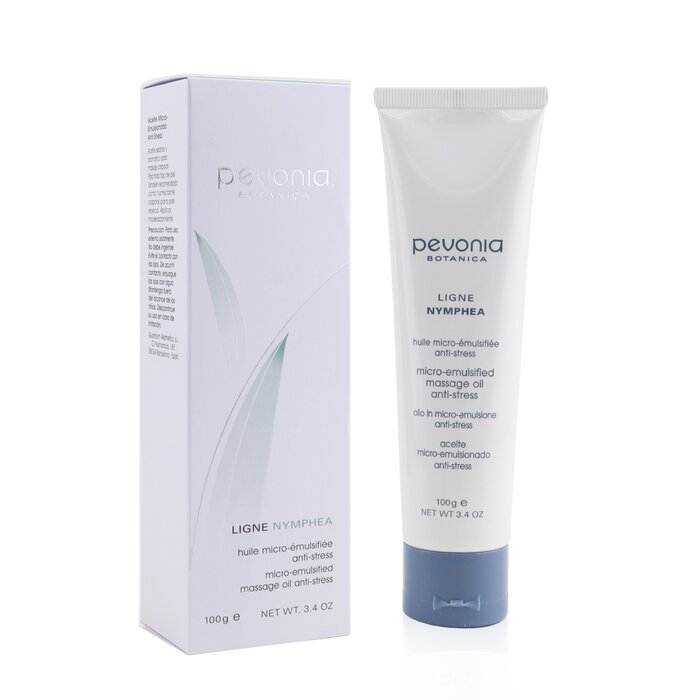 Pevonia Botanica Ligne Nymphea Micro-Emulsified Massage Oil Anti-Stress (For Body) 100g/3.4ozProduct Thumbnail