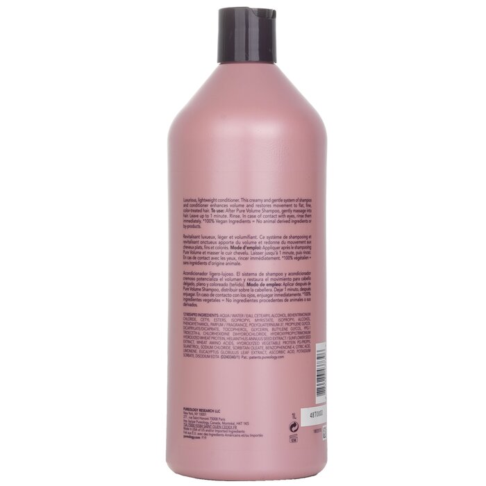 Pureology Pure Volume Conditioner (For Flat, Fine, Color-Treated Hair) 1000ml/33.8ozProduct Thumbnail