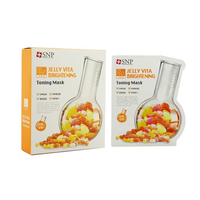 SNP Jelly Vita Brightening Toning Mask (Vitamin C) (Exp. Date: 11/2021) 10x30ml/1ozProduct Thumbnail