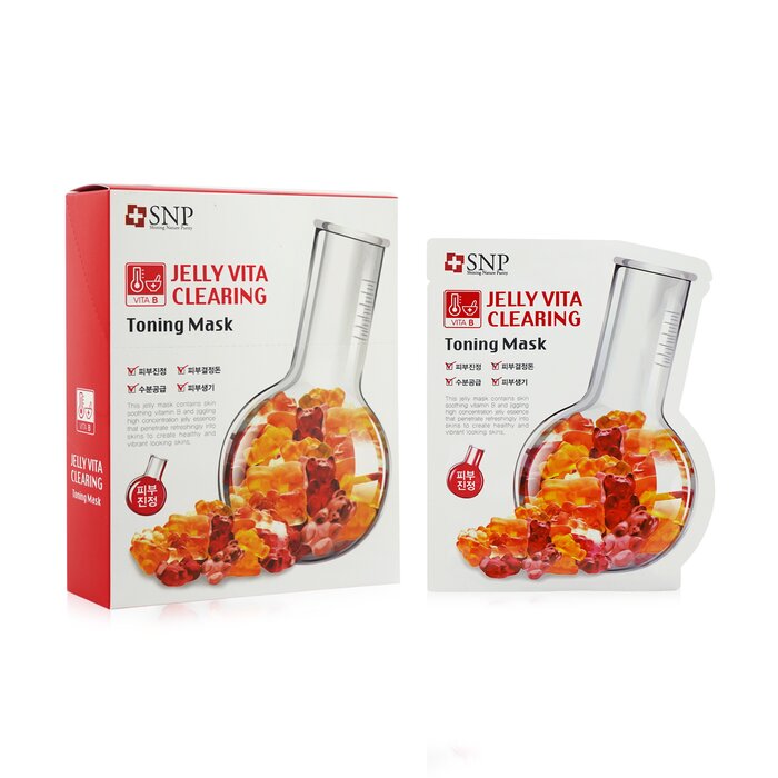 SNP Jelly Vita Clearing Toning Mask (Vitamin B) (Exp. Date: 11/2021) 10mlx30ml/1ozProduct Thumbnail