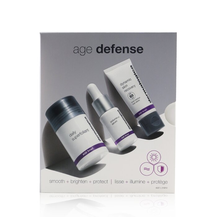 Dermalogica Age Defense Kit: Daily Superfoliant 13g+ Biolumin-C Serum 10ml+ Dynamic Skin Recovery SPF 50 12ml 3pcsProduct Thumbnail