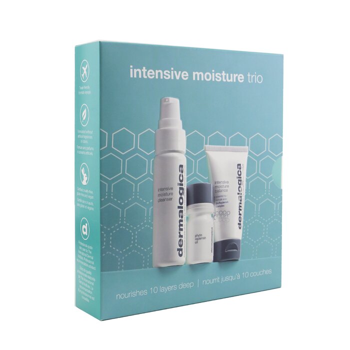 Dermalogica Intensive Moisture Trio: Intensive Moisture Cleanser 30ml+ Phyto Replenish Oil 4ml+ Intensive Moisture Balance 15ml 3pcsProduct Thumbnail