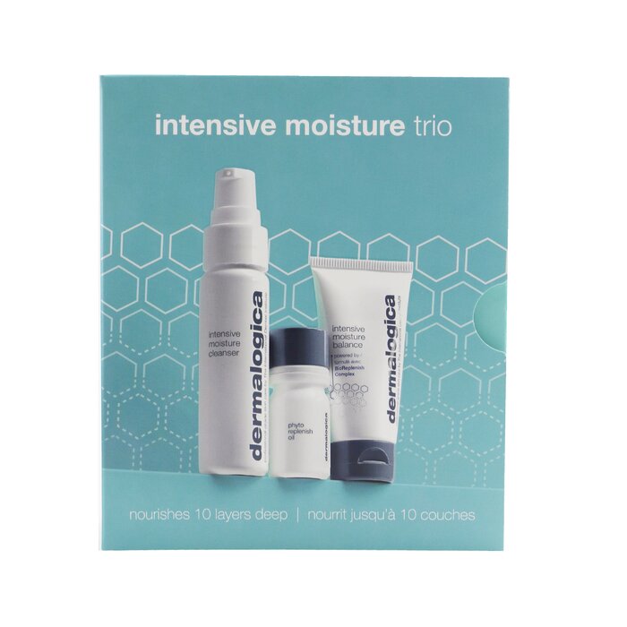 Dermalogica Intensive Moisture Trio: Intensive Moisture Cleanser 30ml+ Phyto Replenish Oil 4ml+ Intensive Moisture Balance 15ml 3pcsProduct Thumbnail