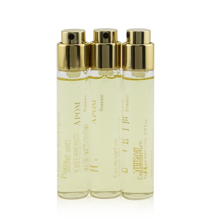 Maison Francis Kurkdjian APOM Eau De Parfum Spray de Viaje Repuestos 3x11ml/0.37ozProduct Thumbnail