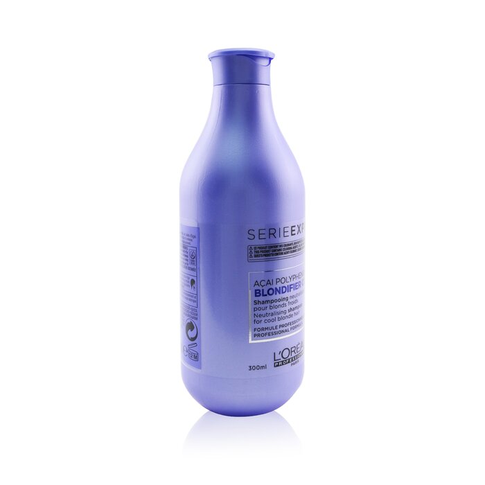 L'Oreal Professionnel Serie Expert - Blondifier Cool Acai Polyphenols Neutralising Shampoo (For Cool Blonde Hair) 300ml/10.1ozProduct Thumbnail