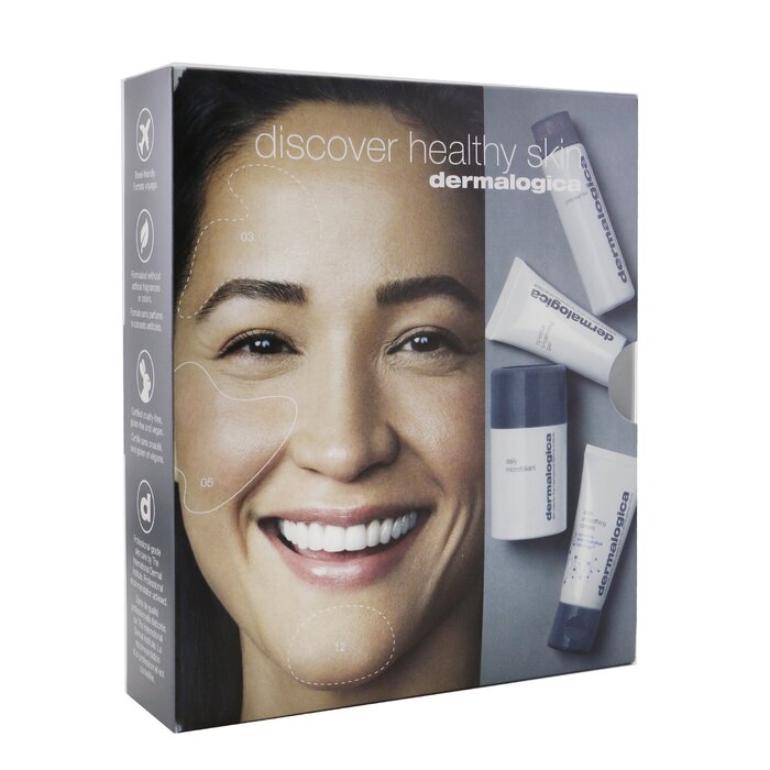 Dermalogica Discover Healthy Skin Kit: Precleanse 30ml+ Special Cleansing Gel 15ml+ Daily Microfoliant 13g+ Skin Smoothing Cream 15ml 4pcsProduct Thumbnail