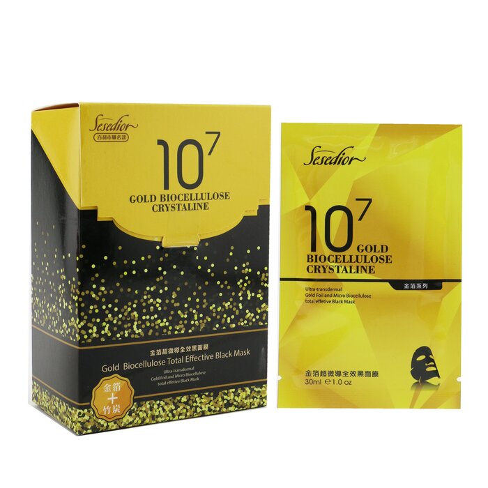 Sesedior Gold Biocellulose Total Effective Black Mask (Exp. Date 08/02/2023) 10x30ml/1ozProduct Thumbnail