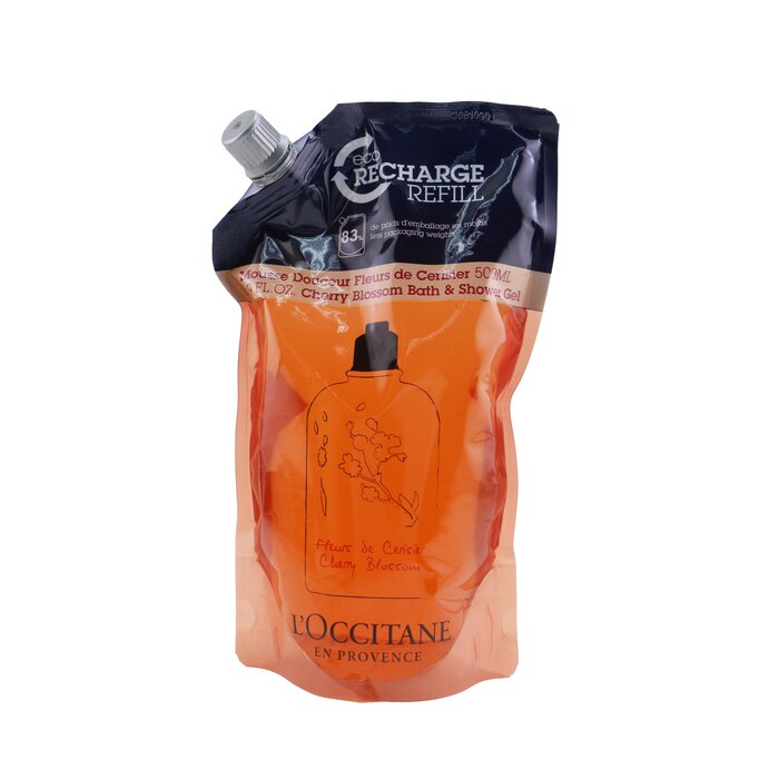 L'Occitane Cherry Blossom Bath & Shower Gel Refill 500ml/1.69ozProduct Thumbnail