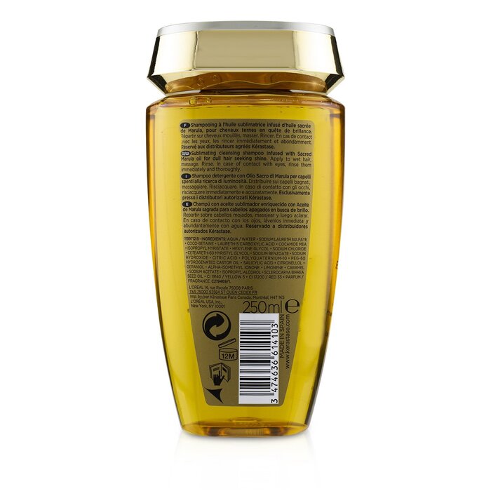 Kerastase Elixir Ultime Le Bain Sublimating Oil Infused Shampoo (Dull Hair) 250ml/8.5ozProduct Thumbnail
