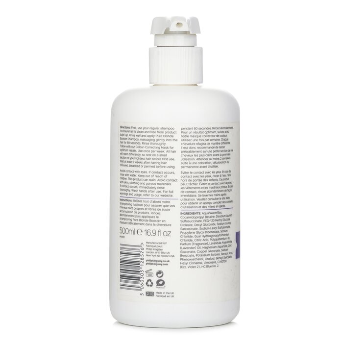Philip Kingsley Pure Blonde Booster Colour- Correcting Weekly Shampoo  500ml/16.9ozProduct Thumbnail