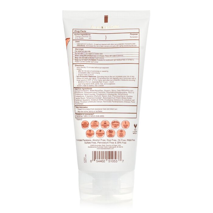 Australian Gold Botanical Mineral Sunscreen SPF 50 147ml/5ozProduct Thumbnail