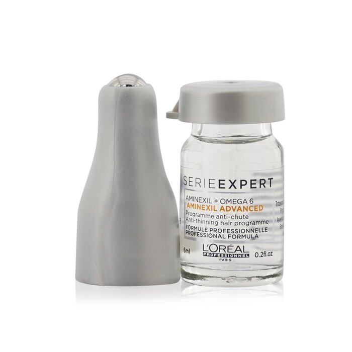L'Oreal Professionnel Serie Expert - Aminexil Advanced Aminexil + Omega 6 Программа для Редеющих Волос Двойного Действия (Коробка Слегка Повреждена) 10x6ml/0.2ozProduct Thumbnail