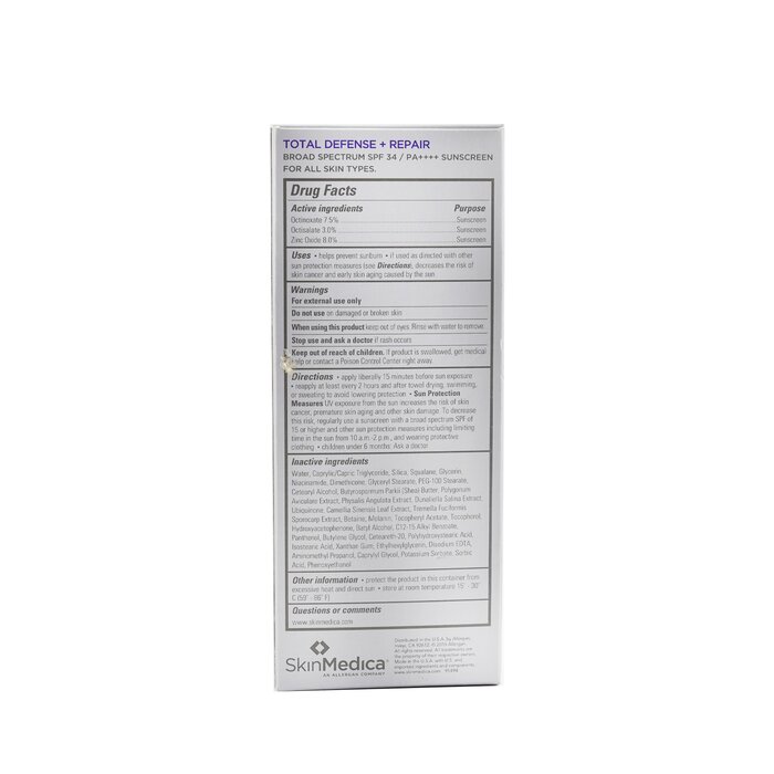 Skin Medica Total Defense + Repair SPF 34 (Exp. Date: 12/2021) 65g/2.3ozProduct Thumbnail
