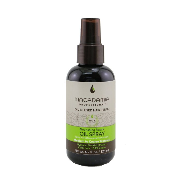 澳洲坚果天然美发  Macadamia Natural Oil 专业养护修复发油喷雾（中度至毛糙发质）Professional Nourishing Repair Oil Spray (Medium to Coarse Textures) 125ml/4.2ozProduct Thumbnail