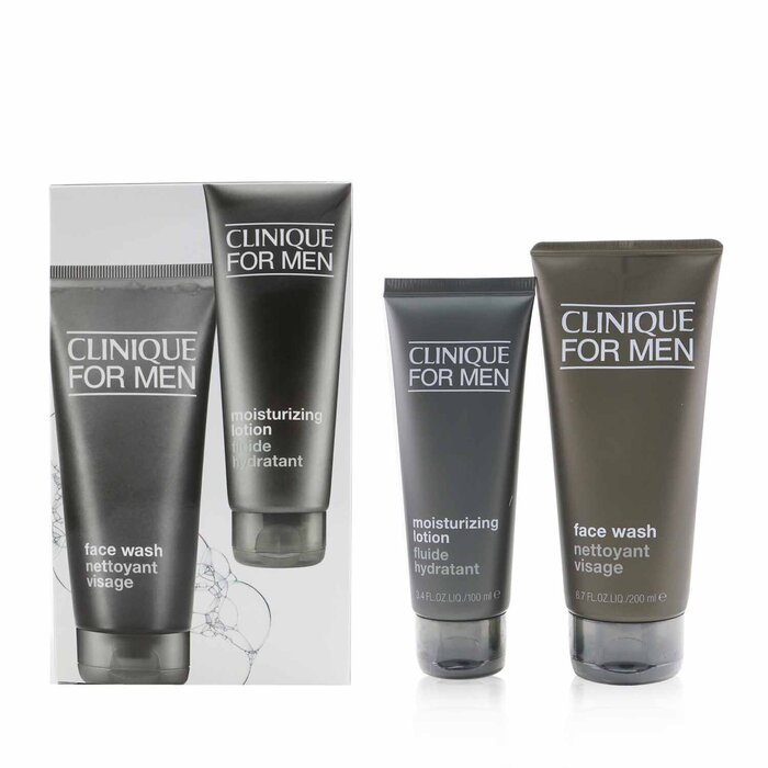Clinique Men Cleanser + Hydrate 2-Pieces Set: Face Wash 200ml + Moisturizing Lotion 100ml 2pcsProduct Thumbnail