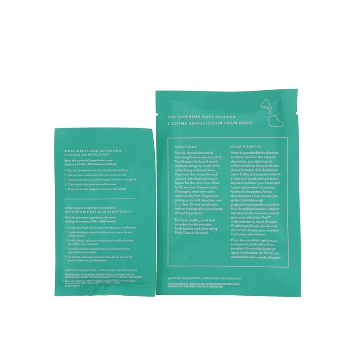 Patchology PoshPeel Pedi Cure - Gently Exfoliates & Resurfaces Feet (1 Treatment) (Box Slightly Damaged) 2x20ml/0.68ozProduct Thumbnail