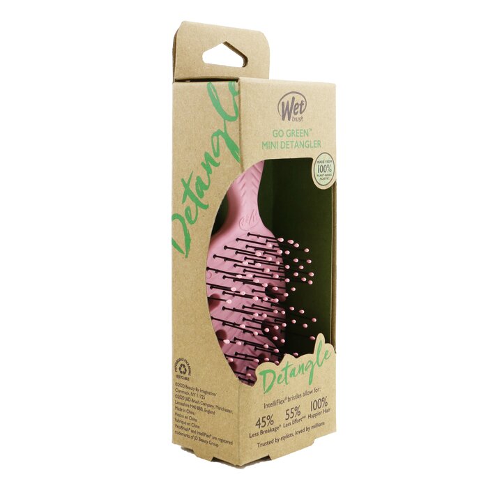 Wet Brush Go Green Mini Detangler - # Pink 1pcProduct Thumbnail