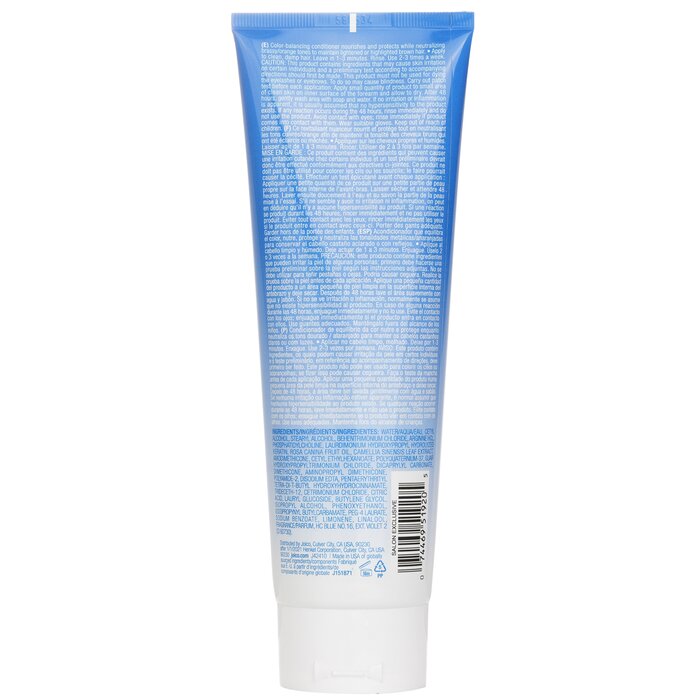Joico Color Balance Blue Conditioner (Eliminates Brassy/Orange Tones in Lightened Brown Hair) 250ml/ 8.5ozProduct Thumbnail
