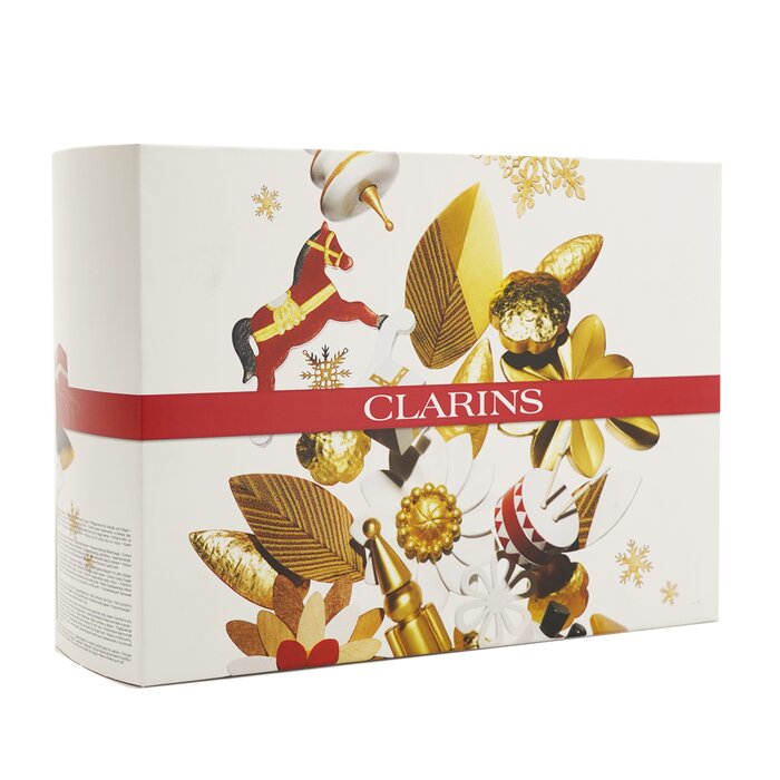 Clarins Weekend Essentials: Hand & Nail Treatment+ Beauty Flash Balm+ Body Lotion+ Hydra-Essentiel Cream+ Eye Contour Gel+ Lip Oil... 6pcs+1bagProduct Thumbnail