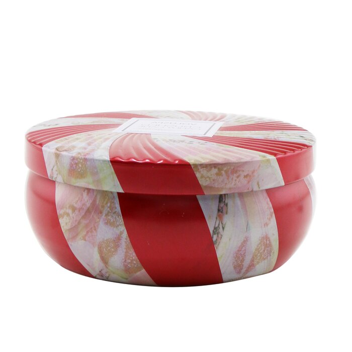 Voluspa 3 Wick Decorative Tin Candle - Crushed Candy Cane  340g/12ozProduct Thumbnail