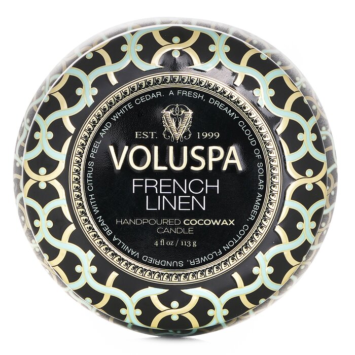 Voluspa Mini Vela de Estaño - French Linen  113g/4ozProduct Thumbnail