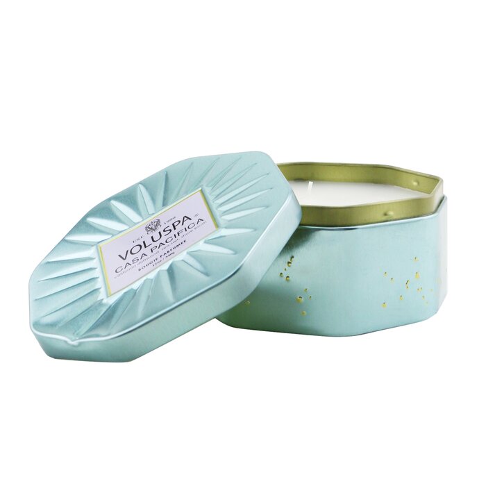Voluspa 3 Wick Octagon Tin Candle - Casa Pacifica 340g/12ozProduct Thumbnail