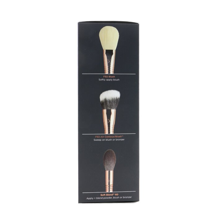 Sigma Beauty Bloom + Glow Brush Set (3x Rose Gold Brush, 1x Bag) 3pcsProduct Thumbnail