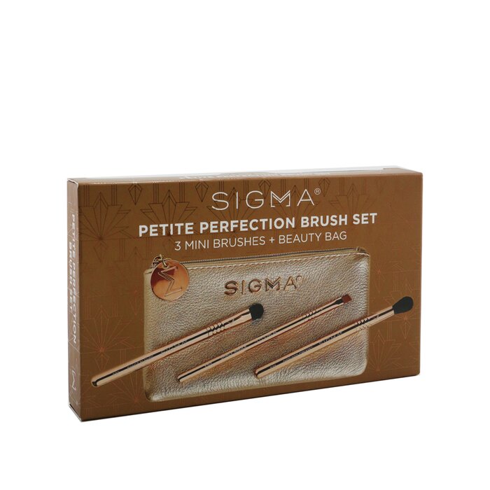 Sigma Beauty Petite Perfection Brush Set (3x Mini Brushes, 1x Bag) 3pcs+1bagProduct Thumbnail