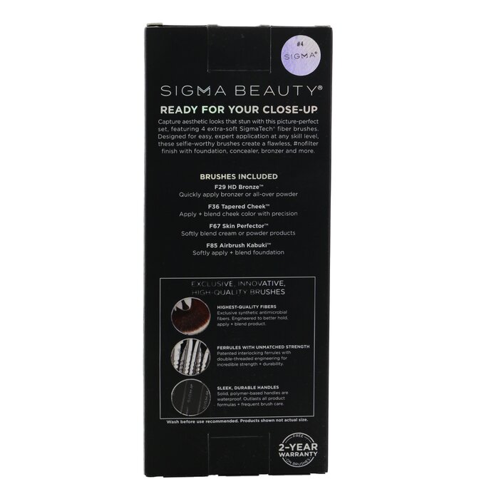 Sigma Beauty Studio Brush Set (4x Brush) 4pcsProduct Thumbnail