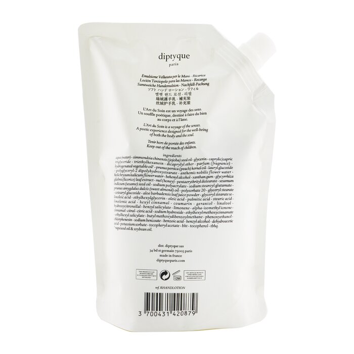 Diptyque Velvet Hand Lotion Refill 350ml/11.8ozProduct Thumbnail