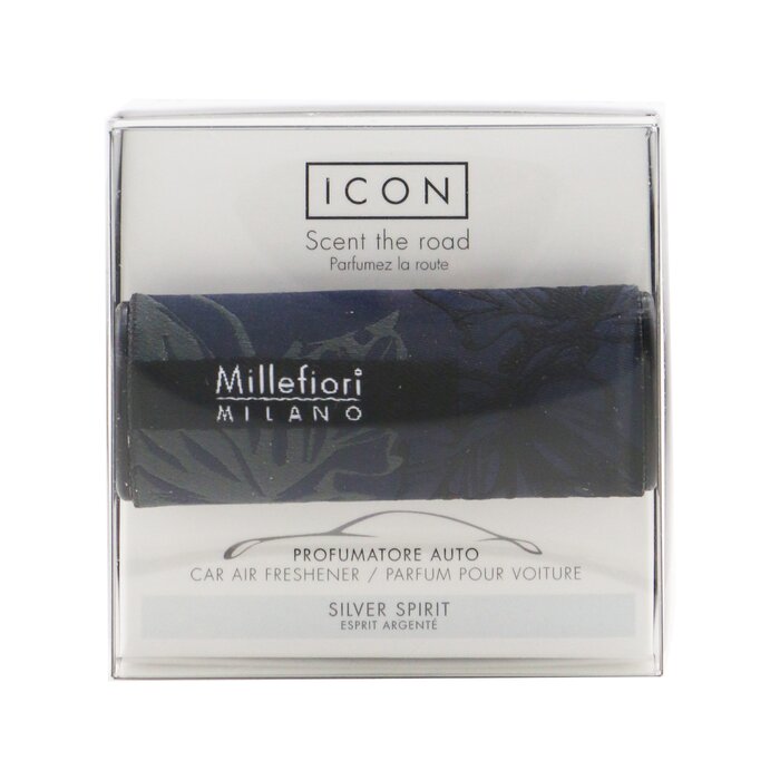 Millefiori Icon Textile Floral Car Air Freshener - Silver Spirit 1pcProduct Thumbnail