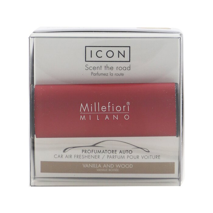 Millefiori Icon Classic Car Air Freshener - Vanilla & Wood 1pcProduct Thumbnail