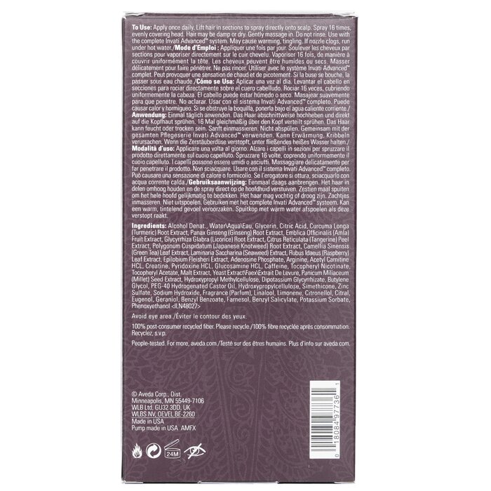 Aveda Invati Advanced Scalp Revitalizer - Solutions For Thinning Hair (2 Refills + Pump) 2x150mlProduct Thumbnail