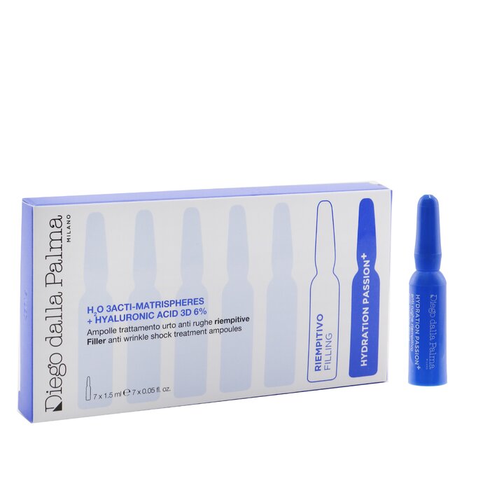 Diego Dalla Palma Milano Hydration Passion+ Filler Anti Wrinkle Shock Treatment Ampoules  7x1.5ml/0.05ozProduct Thumbnail