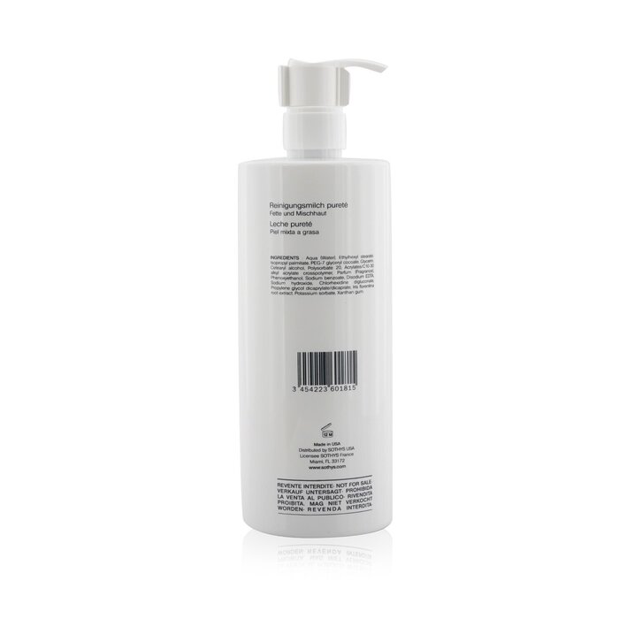 Sothys Purity Cleansing Milk - For Combination to Oily Skin , With Iris Extract (Salon Size) 500ml/16.9ozProduct Thumbnail