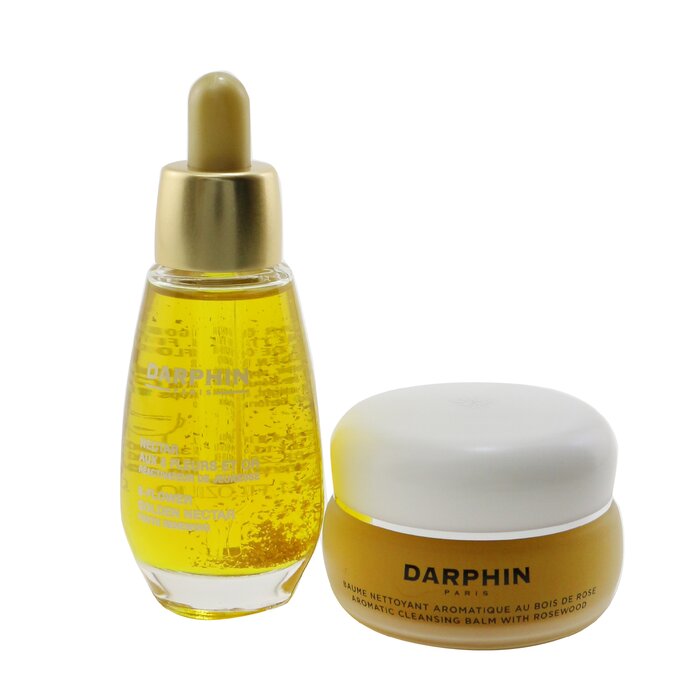 Darphin Essential Oil Elixirs Botanical Nourishing Secrets Set: 8-Flower Golden Nectar 30ml+ Aromatic Cleansing Balm 25ml 2pcsProduct Thumbnail