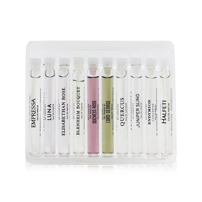 Penhaligon's Scent Library: Halfeti EDP, Empressa EDP, Luna EDT, Endymion Concentre EDP, Elisabethan Rose EDP, Blenheim Bouquet EDT, Juniper Sling EDT, Quercus EDC, The Tragedy Of Lord George EDP, The Coveted Duchess Rose EDP 10x2ml/0.6ozProduct Thumbnail